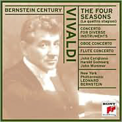 비발디: 사계, 오보에 협주곡, 플룻 협주곡 (Vivaldi: Vivaldi, Oboe Concerto, Flute Concerto)(CD) - Leonard Bernstein