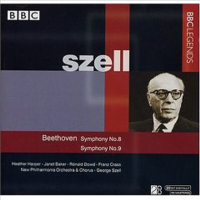 베토벤 : 교향곡 8, 9번 &#39;합창&#39; (Beethoven : Symphony No.8 Op.93, No.9 Op.125 &#39;Choral&quot;) (2CD) - George Szell