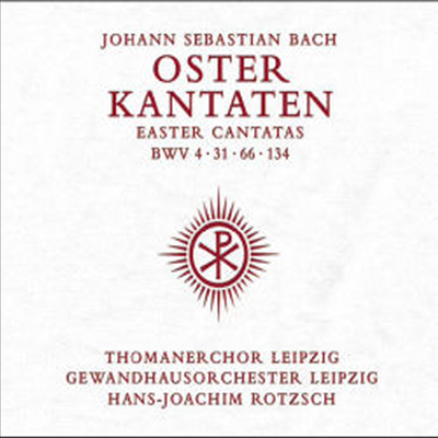바흐 : 부활절 칸타타집 (Bach : Easter Cantatas BWV 4, 31, 66, 134) (2 for 1) - Hans-Joachim Rotzsch
