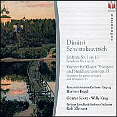 쇼스타코비치 : 교향곡 1번, 피아노 협주곡 1번 (Shostakovich : Symphony No.1 Op.10, Piano Concerto No.1 Op.35)(CD) - Rolf Kleinert