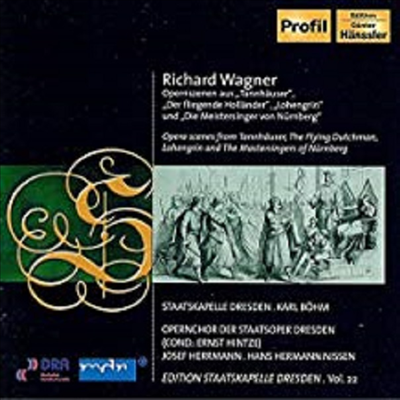 바그너: 명장면들 - 탄호이저, 방황하는 네덜란드인, 로엔그린, 마이스터징거 (Wagner: Opera scenes from (CD) - Karl Bohm