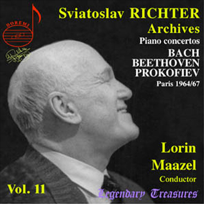Sviatoslav Richter Archives, Vol. 11 - 바흐, 베토벤, 프로코피에프 : 피아노 협주곡 (1964, 67년 파리 실황) (Bach, Beethoven, Prokofiev : Concertos)(CD) - Sviatoslav Richter