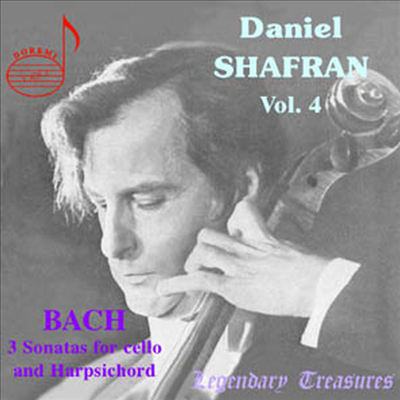 다니엘 샤프란 4집 - 바흐 : 첼로와 하프시코드를 위한 세 개의 소나타 (Bach : 3 Sonatas for cello and Harpsichord - Daniel Shafran Vol. 4)(CD) - Daniel Shafran