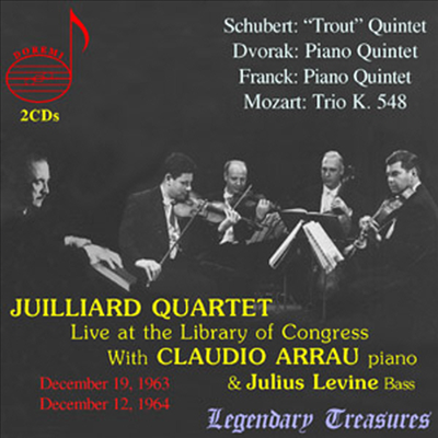 미 국회도서관 공연실황 1집 - 슈베르트 : 피아노 오중주 '송어', 드보르작 : 피아노 오중주 OP.81, 프랭크 : 피아노 오중주 F단조 (Live at the Library of Congress, Vol. 1) (2CD) - Juilliard Quartet