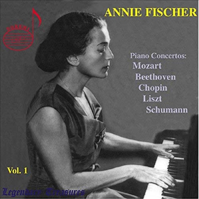 애니 피셔의 예술 Vol.1 - 베토벤, 모차르트 &amp; 리스트 : 피아노 협주곡 (1CD + 2DVD) - Annie Fischer