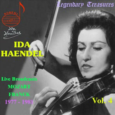 이다 헨델 4집 - 모차르트, 프랑크 (Ida Haendel, Vol.4 - Mozart, Frank (1979, 1981 Recital)(CD) - Ida Haendel