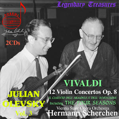 줄리앙 올레프스키 3집 - 비발디 : 12개의 바이올린 협주곡 &#39;사계&#39; 작품8 (Julian Ovlesky, Vol. 3 - Vivaldi : 12 Concertos Op.8 &#39;The Four Seasons&#39;) (2CD) - Julian Ovlesky