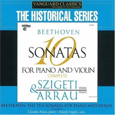 베토벤 : 10개의 바이올린 소나타 (Beethoven : The Ten Sonatas For Piano &amp; Violin Complete) (4CD) - Joseph Szigeti