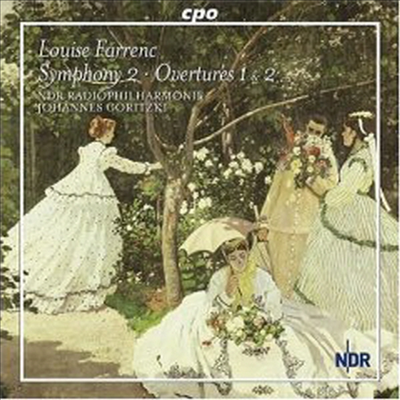 루이즈 파렝 : 교향곡 2번, 서곡 1, 2번 (Louise Farrenc : Symphony No.2 Op.35, Overture No.1 Op.23 & No.2 Op.24)(CD) - Johannes Goritzki