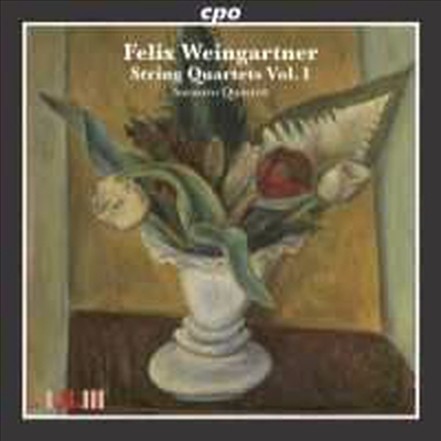 바인가르트너 : 현악 4중주 1집 - 사중주 1번 D단조 &amp; 3번 F장조 (Weingartner : String Quartet No.1 &amp; 3)(CD) - Sarastro Quartet