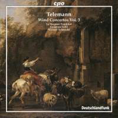 텔레만 : 관악 협주곡집 3집 - 피콜로 협주곡, 오보에 협주곡, 리코더 협주곡, 플루트 협주곡 & 트럼펫 협주곡 (Telemann : Wind Concertos Volume 3)(CD) - Michael Schneider