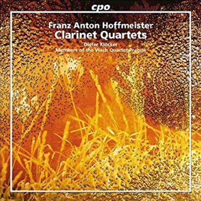 호프마이스터 : 클라리넷 사중주 (Hoffmeister : Clarinet Quartes)(CD) - Dieter Klocker