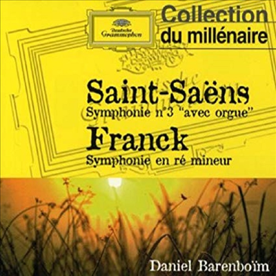 생상: 교향곡 3번 '오르간', 프랑크: 교향곡 (Saint-Saens: Symphony No.3 'Organ', Franck: Symphony in D) (Digipack)(CD) - Daniel Barenboim