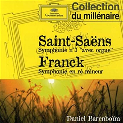 생상: 교향곡 3번 &#39;오르간&#39;, 프랑크: 교향곡 (Saint-Saens: Symphony No.3 &#39;Organ&#39;, Franck: Symphony in D) (Digipack)(CD) - Daniel Barenboim