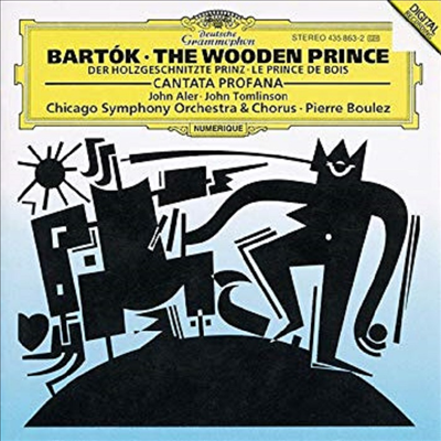 바르톡: 칸타타 프로파나, 허수아비 왕자 (Bartok: Cantata Profana, The Wooden Prince)(CD-R) - Pierre Boulez