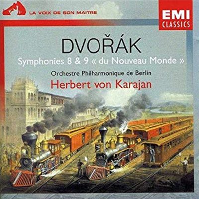 드보르작: 교향곡 8, 9번 '신세계에서' (Dvorak: Symphonies Nos.8 & 9 'From the New World')(CD) - Herbert von Karajan