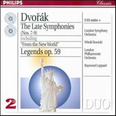 드보르작: 교향곡 7-9번, 전설 (Dvorak: Symphony No.7-9, Legends) (2 For 1) - Witold Rowicki