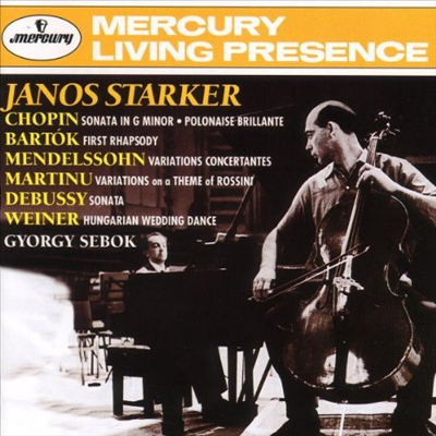 쇼팽, 드뷔시: 첼로 소나타 (Chopin, Debussy: Cello Sonatas) - Janos Starker