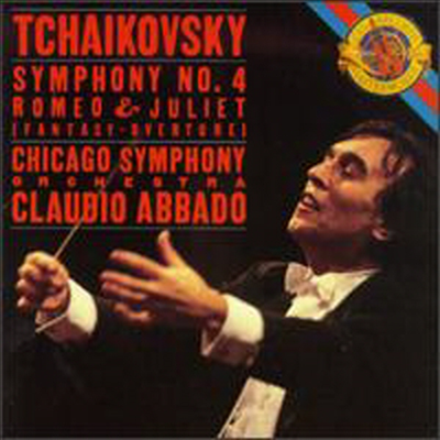차이코프스키: 교향곡 4번, 로미오와 줄리엣 - 환상 서곡 (Tchaikovsky: Symphony No.4, Romeo & Juliet - Fantasy Overture)(CD) - Claudio Abbado