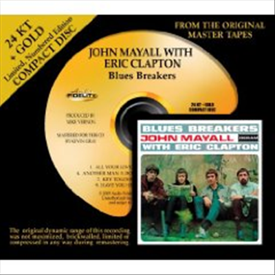 John Mayall & The Blues Breakers - Bluesbreakers with Eric Clapton (24 kt gold-disc)