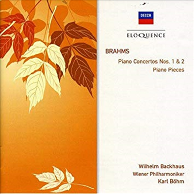 브람스: 피아노 협주곡 1, 2번, 피아노 소곡 (Brahms: Piano Concertos Nos.1 & 2, Piano Pieces) (2CD) - Wilhelm Backhaus
