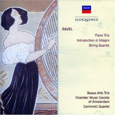 라벨: 피아노 삼중주, 서주와 알레그로, 현악 사중주 (Ravel: Piano Trio, Introduction et Allegro, String Quartet)(CD) - Beaux Arts Trio
