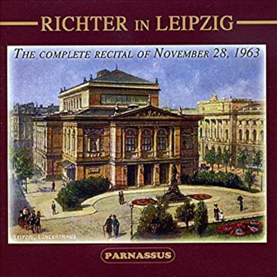 스비아토슬라프 리히터 - 라이프치히 공연 실황, 1963년 (Richter in Leipzig, 1963)(CD) - Sviatoslav Richter