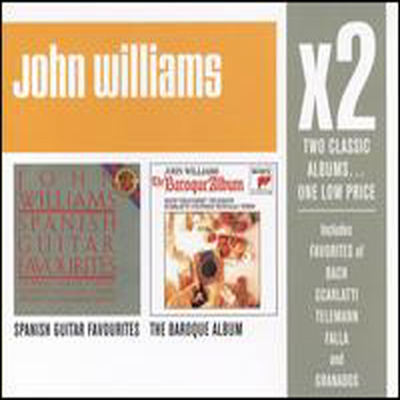 X2: Baroque Album/Spanish Guitar Favorites (2CD) - John Williams