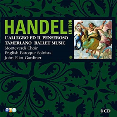 Handel Edition Vol. 3 - 헨델 : 쾌활한 사람, 사려깊은 사람, 온화한 사람, 타메를라노 &amp; 발레 뮤직 (Handel : L&#39;Allegro, il Penseroso ed il Moderato) - John Eliot Gardiner