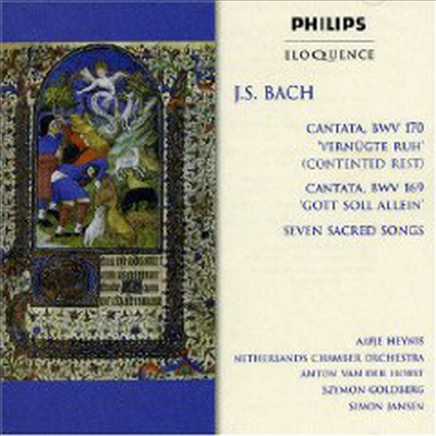 바흐: 칸타타 BWV170 &amp; 169, 7개의 성가 (Bach: Cantata BWV 170 &amp; 169, Seven Sacred Songs)(CD) - Szymon Goldberg