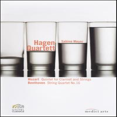 하겐 4중주단이 연주하는 모차르트,베토벤 (The Hagen Quartett plays Mozart and Beethoven) (DVD) - Hagen Quartett
