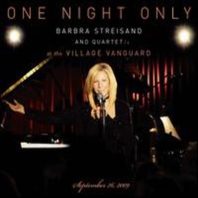 Barbra Streisand - One Night Only: Barbra Streisand and Quartet At the Village Vanguard (Digipack) (CD+DVD)