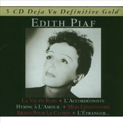 Edith Piaf - Deja Vu Definitive Gold (5CD Boxset)