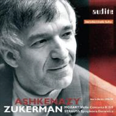 모차르트 : 바이올린 협주곡 K219 & 슈트라우스 : 가정교향곡 (Mozart : Violin Concerto K 219 & R Strauss : Symphonia Domestica)(CD) - Vladimir Ashkenazy