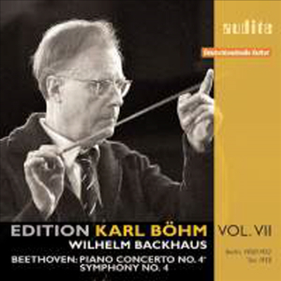 베토벤 : 피아노 협주곡 4번 & 교향곡 4번 (Beethoven : Piano Concerto No.4 & Symphony No.4)(CD) - Wihelm Backhaus