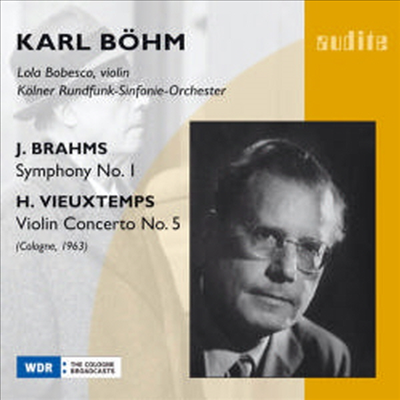 브람스 : 교향곡 1번, 비외탕 : 바이올린 협주곡 5번 (Brahms : Symphony No.1 Op.68, Vieuxtemps : Violin Concerto No.5 Op.37)(CD) - Karl Bohm