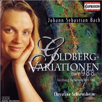 바흐 : 골드베르크 변주곡 (J.S. Bach : Goldberg Variations BWV988)(CD) - Christine Schornsheim