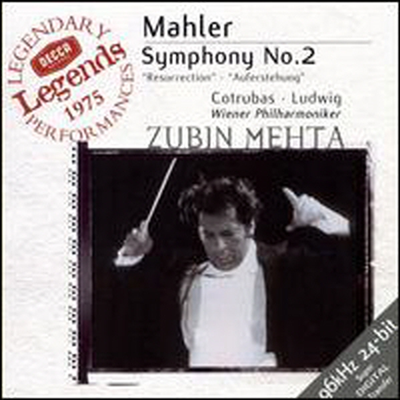 말러 : 교향곡 2번 '부활' (Mahler : Symphony No.2 'Resurrection')(CD) - Zubin Mehta
