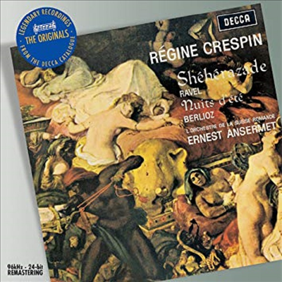 베를리오즈 : 여름밤, 라벨 : 세헤라자데 (Berlioz : Les Nuits d`Ete, Ravel : Sheherazade)(CD) - Ernest Ansermet