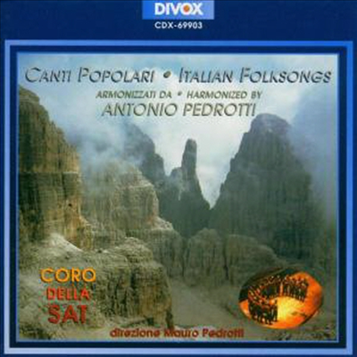 페드로티 : 이탈리아 포크송 3집 (Pedrotti : Italian Folksongs, Vol. 3)(CD) - Coro Della Sat