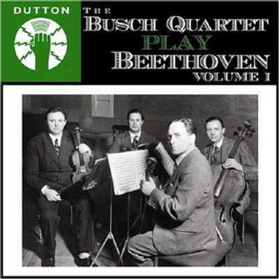 베토벤 : 현악 사중주 1, 11, 16번 (Beethoven : String Quartet Vol.1 - Op.18 No.1, Op.95 No.11, Op.135 No.16)(CD) - Busch Quartet