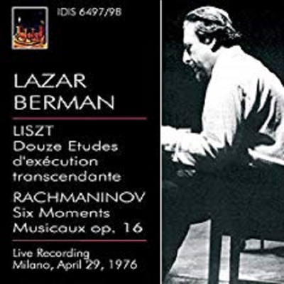 리스트 : 12개의 초절기교 연습곡, 라흐마니노프 : 악흥의 순간 (Liszt : Douze Etudes D`Execution Transcendante, Rachmaninov : Six Moments Musicaux Op.16) (2CD) - Lazar Berman