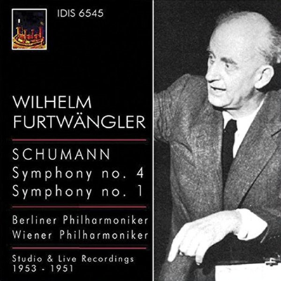 슈만 : 교향곡 1, 4번 (Schumann : Symphony No.1 &amp; 4)(CD) - Wilhelm Furtwangler