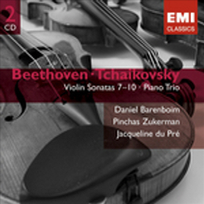 베토벤 : 바이올린 소나타 7-10번, 차이코프스키: 피아노 삼중주 (Beethoven : Violin Sonatas Nos.7-10, Tchaikovsky: Piano Trio Op.50) (2CD) - Pinchas Zukerman