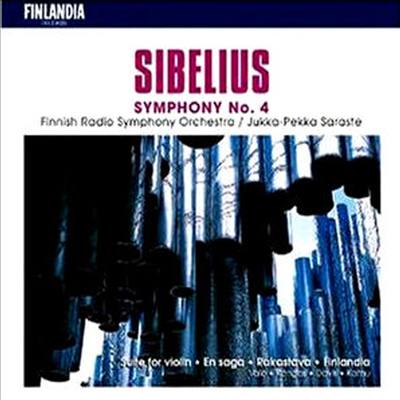 시벨리우스 : 교향곡 4번, 핀란디아 (Sibelius : Symphony No.4, Finlandia Op.26)(CD) - Jukka-Pekka Saraste