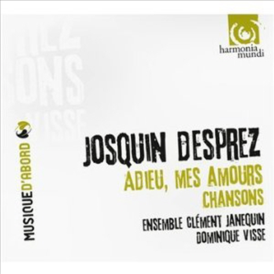 조스캥 테프레 : 샹송 (Josquin Desprez : Chansons)(CD) - Dominique Visse