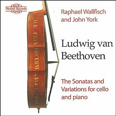베토벤: 첼로 소나타와 변주곡 전곡집 (Beethoven: The Sonatas and Variations for cello and piano) (2CD) - Raphael Wallfisch