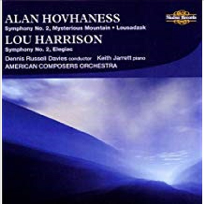 알란 호바네스 : 교향곡 2번 '신비의 산' Op.132, '빛은 찾아오고' Op.48 & 루 해리슨 : 교향곡 2번 '비극적' (Alan Hovhaness : Symphony No.2, Op.132 'Mysterious Mountain')(CD) - Dennis Russell Davies