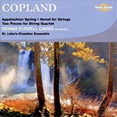 코플랜드 : 아팔래치아의 봄, 현을 위한 9중주 & 현악 사중주를 위한 두 개의 소품 (Aaron Copland : Appalachian Spring)(CD) - Dennis Russell Davies