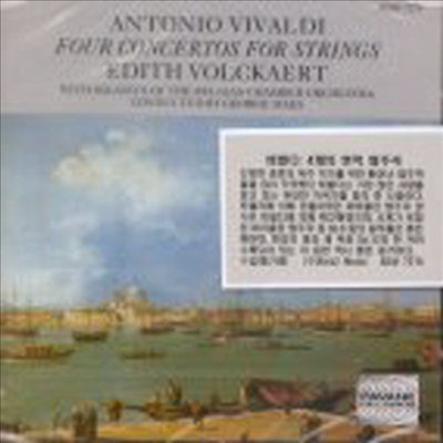 Vivaldi : Four Concertos For Strings (CD) - Edith Volckaert-Violin